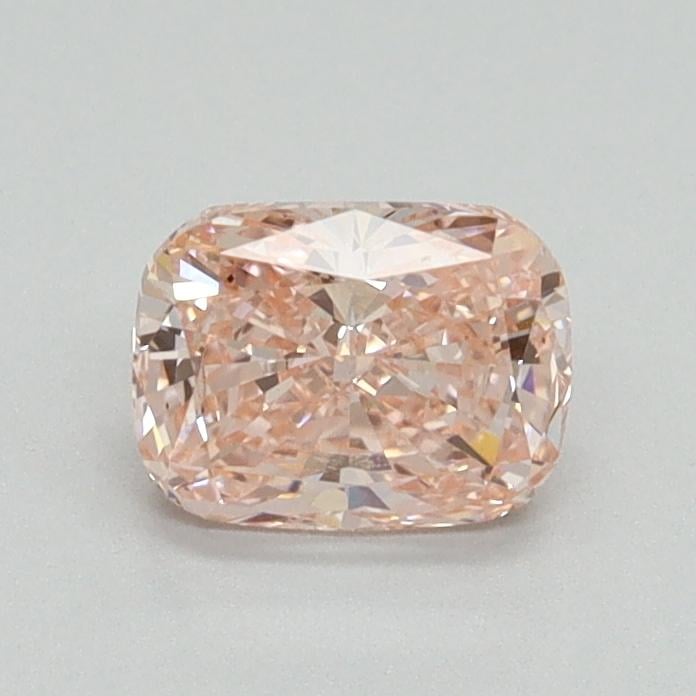0.70 Ct. Fancy Vivid Pink Cushion Lab Grown Diamond