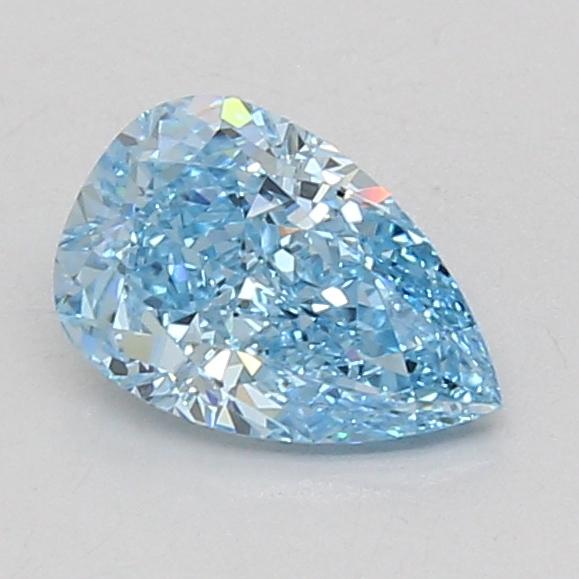 1.08 Ct. Fancy Vivid Blue Pear Lab Grown Diamond
