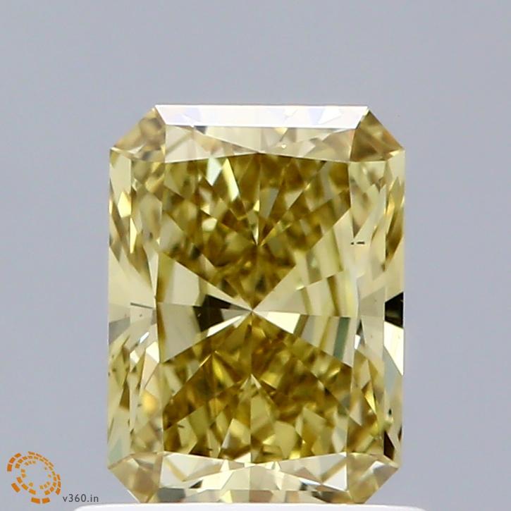 1.00 Ct. Fancy Intense  Yellow Radiant Lab Grown Diamond