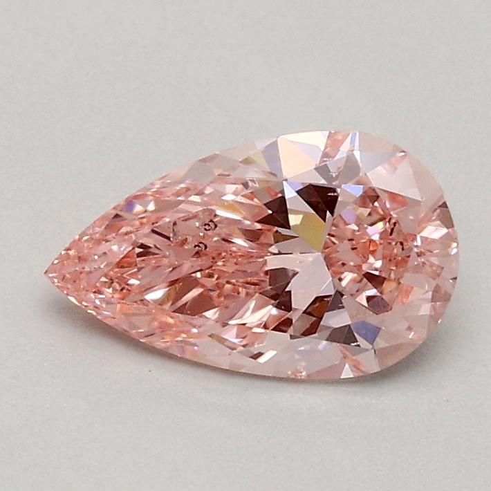 0.51 Ct. Fancy Vivid Pink Pear Lab Grown Diamond