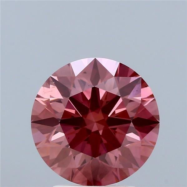 3.13 Ct. Fancy Deep Pink Round Lab Grown Diamond