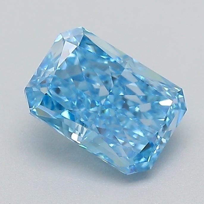 0.56 Ct. Fancy Vivid  Blue Radiant Lab Grown Diamond
