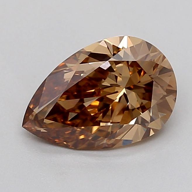 1.02 Ct. Light  Brown Pear Lab Grown Diamond