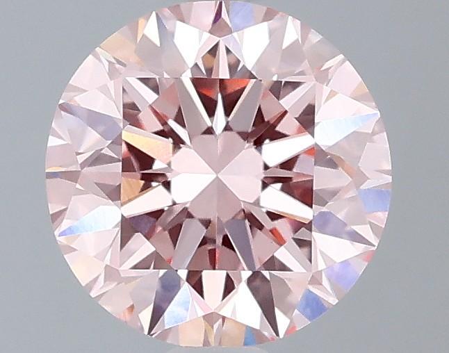 1.50 Ct. Fancy Intense Pink Round Lab Grown Diamond
