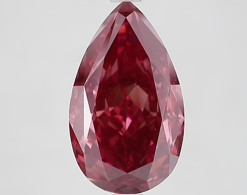 4.02 Ct. Fancy Deep Pink Pear Lab Grown Diamond
