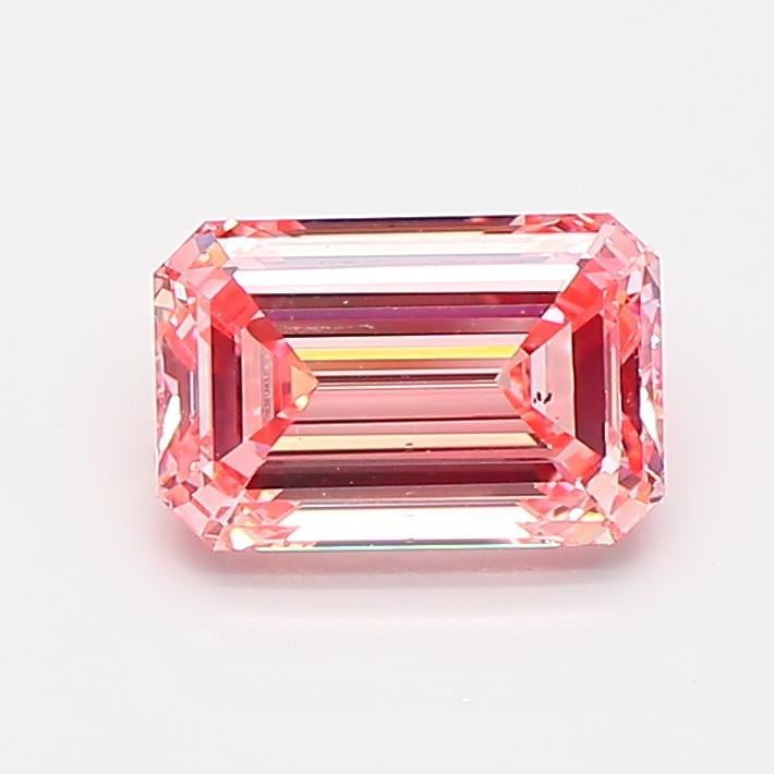 1.00 Ct. Fancy Vivid Pink Emerald Lab Grown Diamond