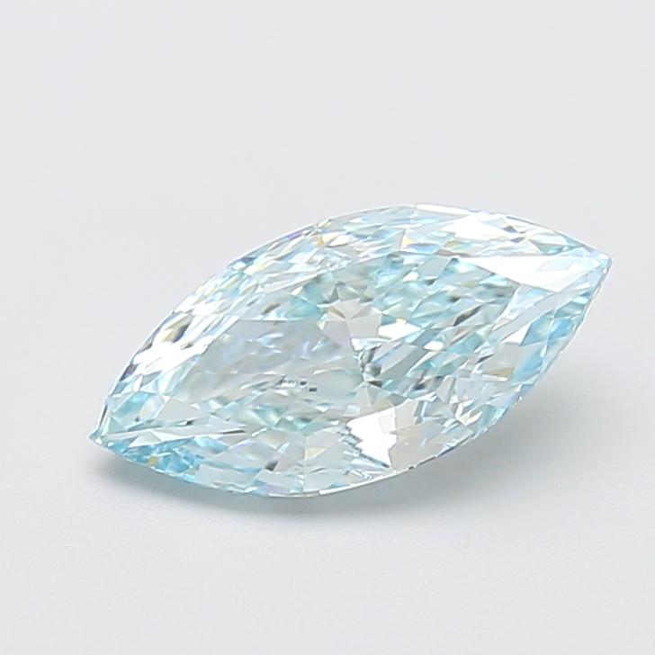 2.06 Ct. Fancy Vivid  Blue Marquise Lab Grown Diamond