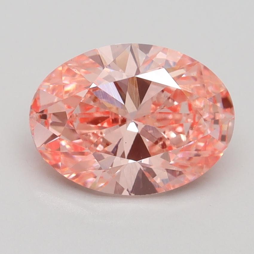 1.90 Ct. Fancy Vivid Pink Oval Lab Grown Diamond