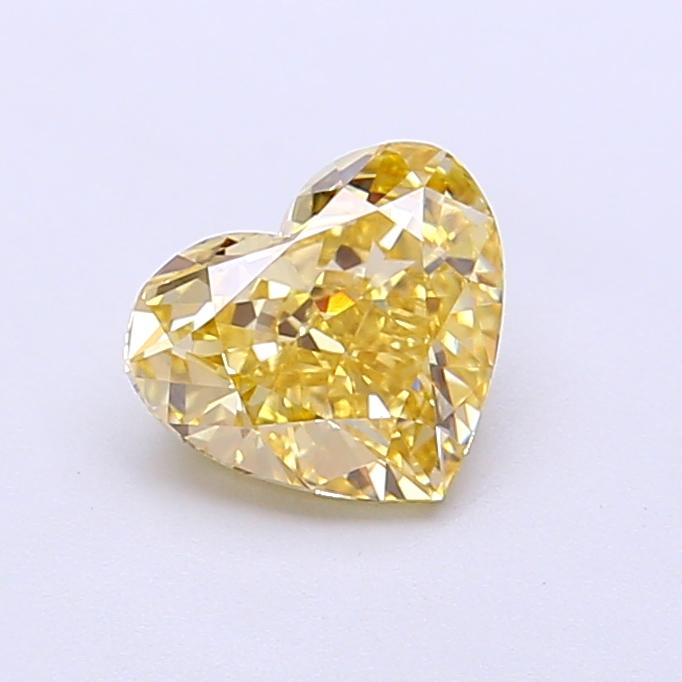 1.03 Ct. Fancy Yellow Heart Lab Grown Diamond
