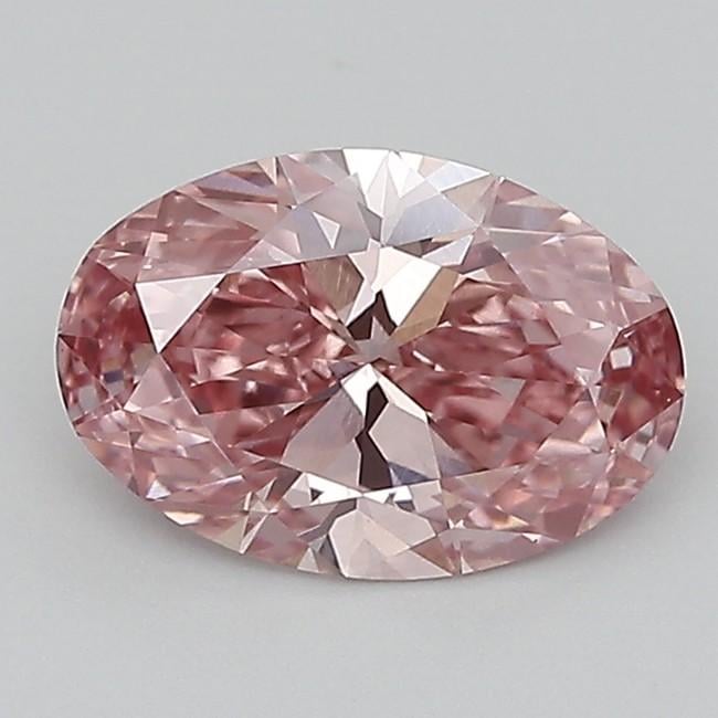 2.05 Ct. Fancy Vivid  Pink Oval Lab Grown Diamond