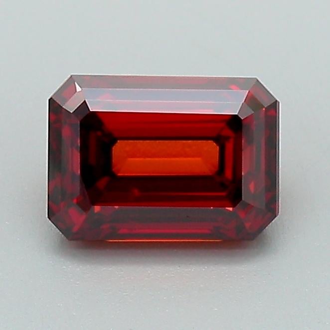1.02 Ct. Fancy Deep  Orange Emerald Lab Grown Diamond