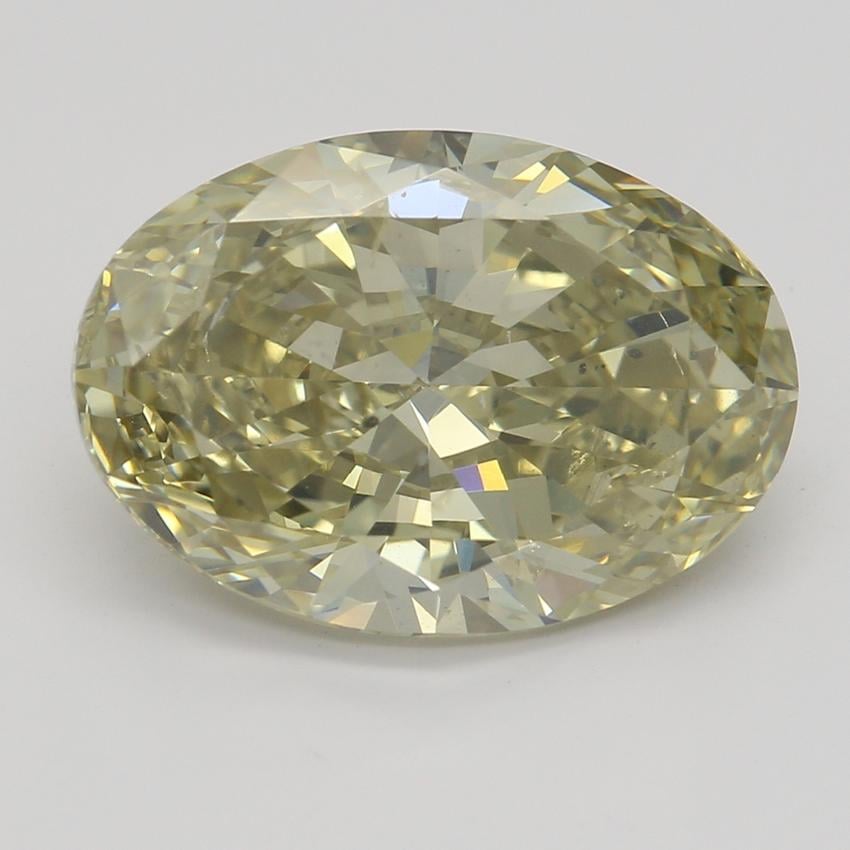 3.50 Ct. Fancy Brownish Greenish Yellow Oval Diamond