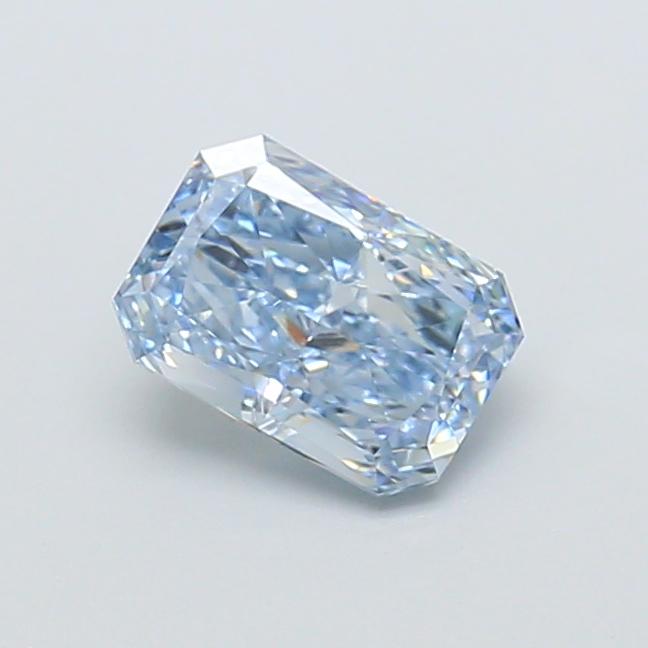 1.03 Ct. Fancy Intense Blue Radiant Lab Grown Diamond