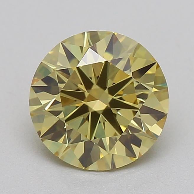 1.01 Ct. Fancy  Yellow Round Lab Grown Diamond