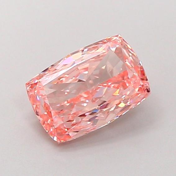 1.78 Ct. Fancy Intense Pink Cushion Lab Grown Diamond