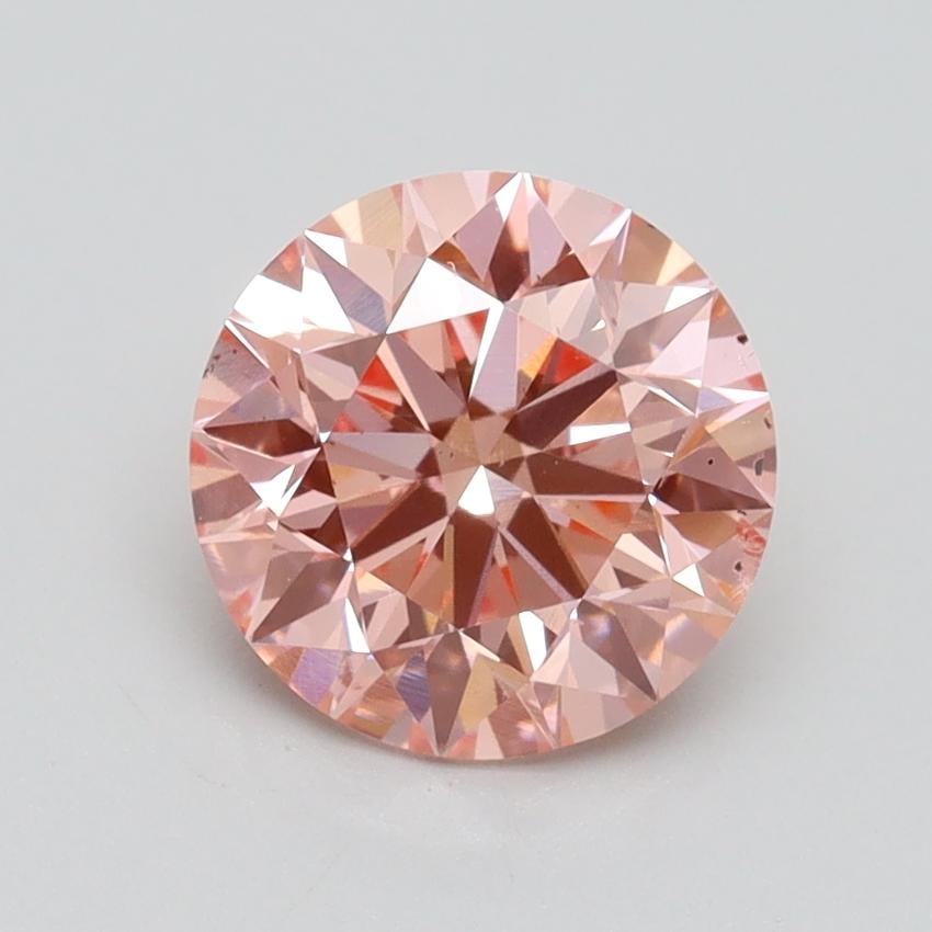 1.77 Ct. Fancy Intense Pink Round Lab Grown Diamond