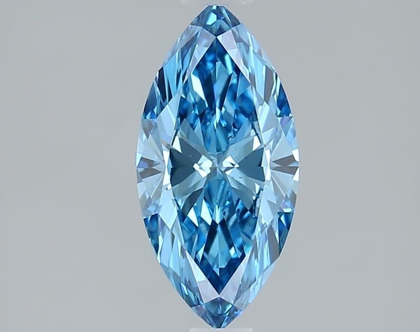 1.03 Ct. Fancy Vivid Blue Marquise Lab Grown Diamond