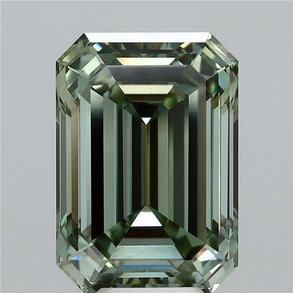 8.29 Ct. Fancy Vivid  Green Emerald Lab Grown Diamond