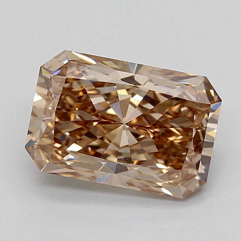 4.46 Ct. Fancy  Brown Radiant Lab Grown Diamond
