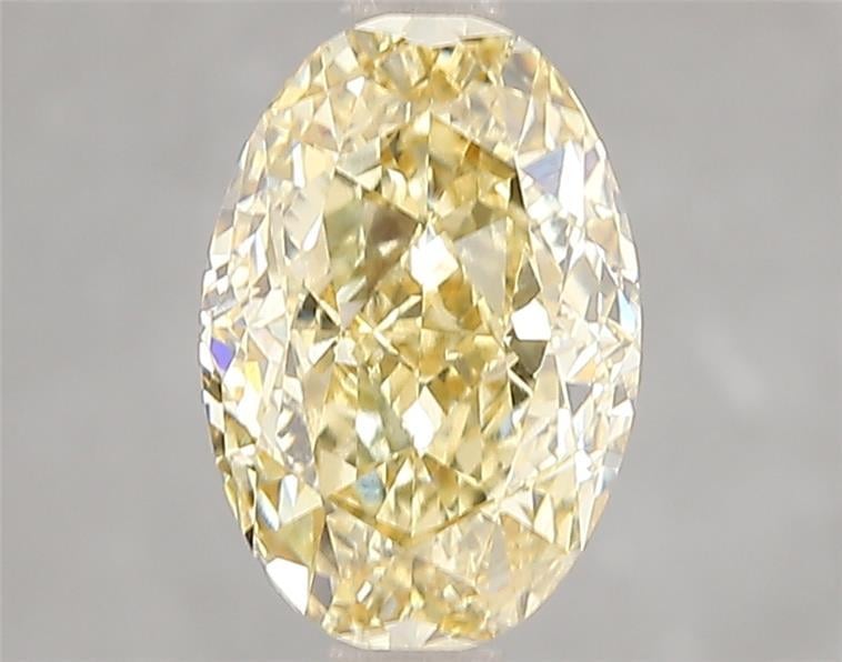 2.51 Ct. Fancy Intense Yellow Oval Lab Grown Diamond