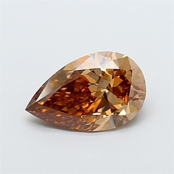 1.09 Ct. Fancy Brown Pear Lab Grown Diamond