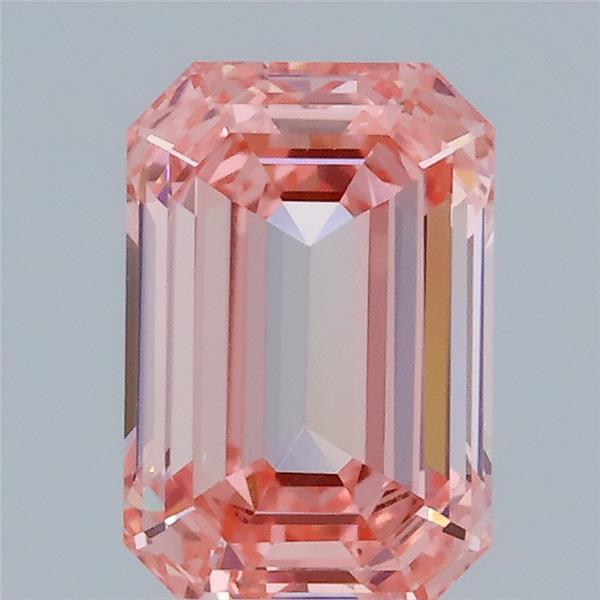 0.94 Ct. Fancy Intense Pink Emerald Lab Grown Diamond