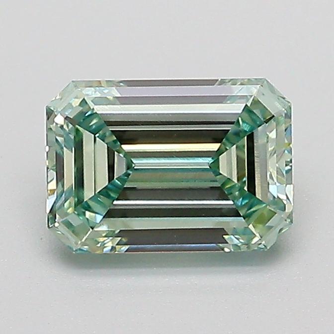1.03 Ct. Fancy Vivid  Green Emerald Lab Grown Diamond