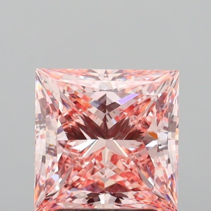 3.00 Ct. Fancy Intense Pink Princess Lab Grown Diamond