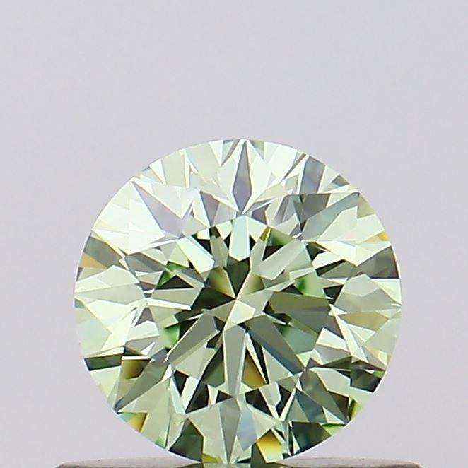 0.53 Ct. Fancy Intense Green Round Lab Grown Diamond