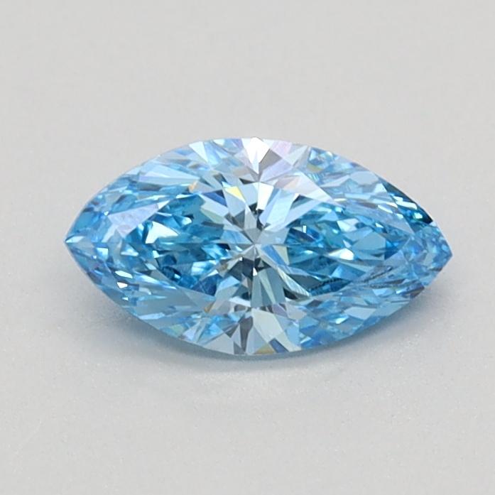 0.42 Ct. Fancy Vivid Blue Marquise Lab Grown Diamond