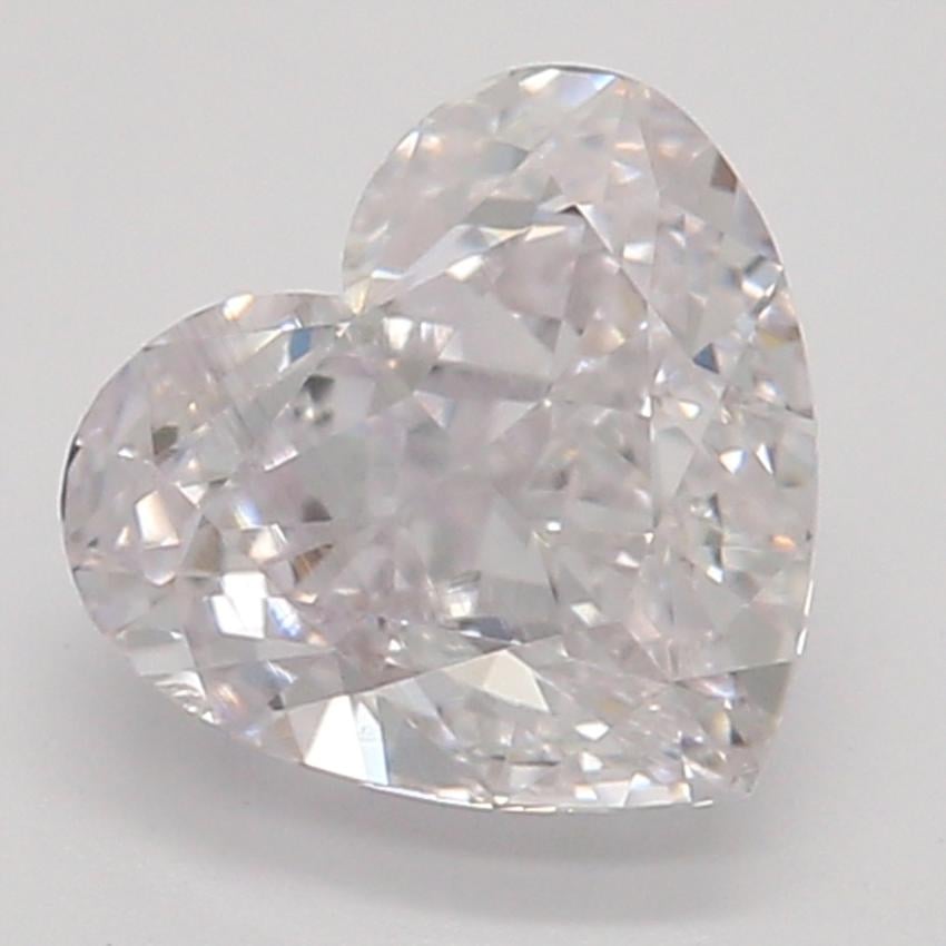 0.71 Ct. Very Light Pink Heart Diamond