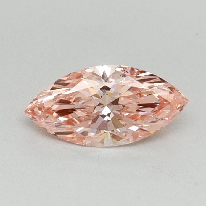 0.36 Ct. Fancy Vivid Pink Marquise Lab Grown Diamond