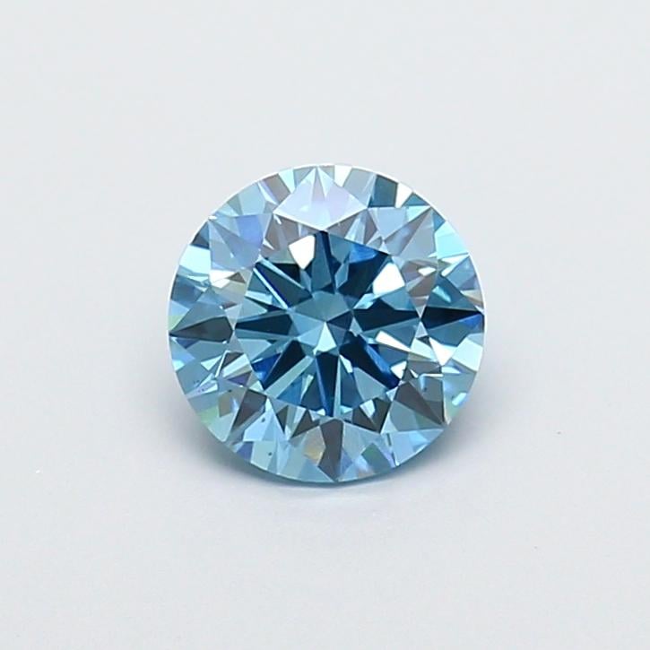 1.27 Ct. Fancy Vivid  Blue Round Lab Grown Diamond