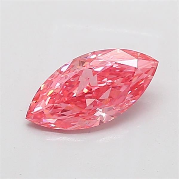 1.48 Ct. Fancy Vivid Pink Marquise Lab Grown Diamond