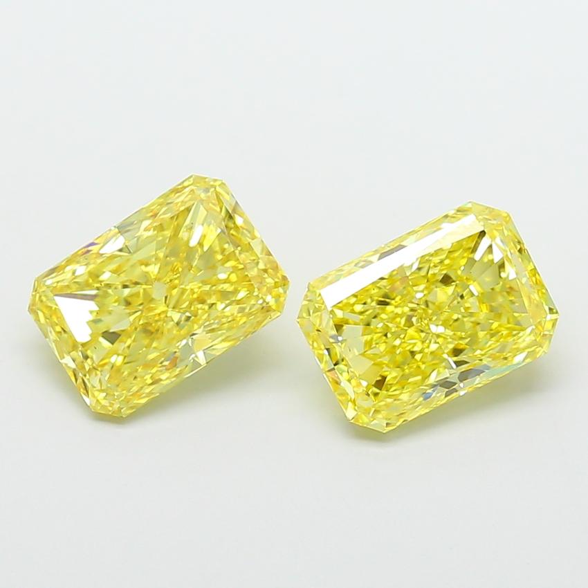 3.03 Ct. Fancy Intense Yellow Radiant Lab Grown Diamond