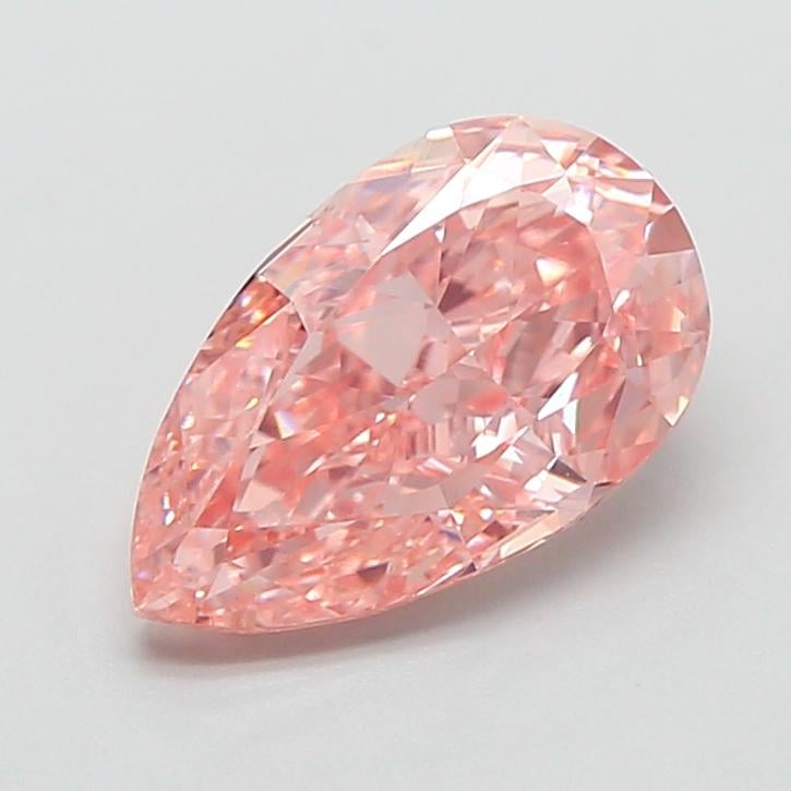 2.06 Ct. Fancy Vivid  Pink Pear Lab Grown Diamond