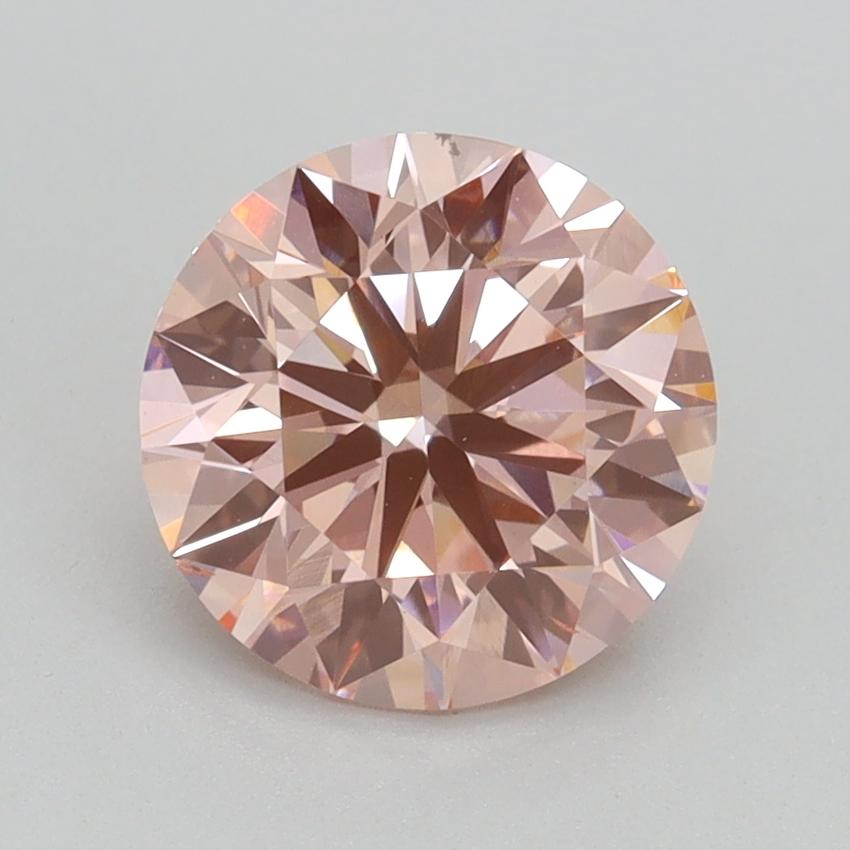 2.00 Ct. Fancy Intense Pink Round Lab Grown Diamond