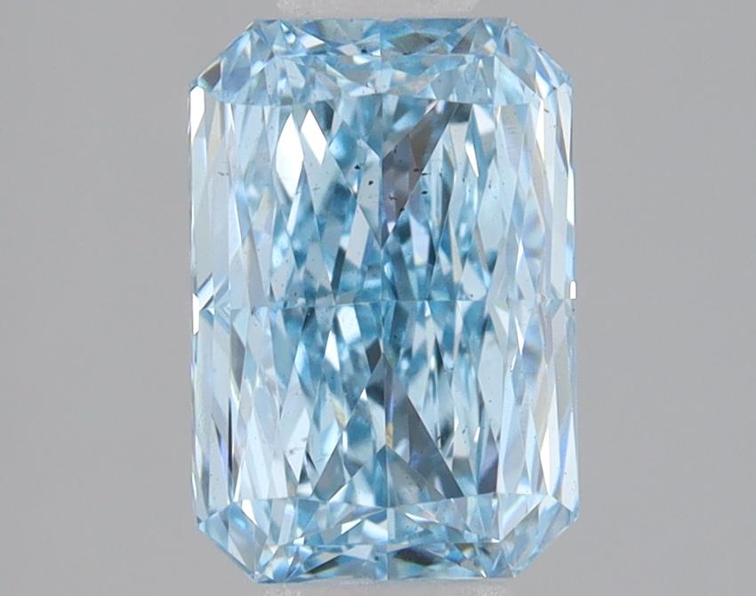 1.55 Ct. Fancy Vivid Blue Radiant Lab Grown Diamond