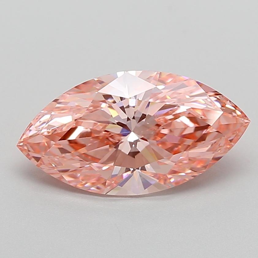 3.00 Ct. Fancy Vivid  Pink Marquise Lab Grown Diamond