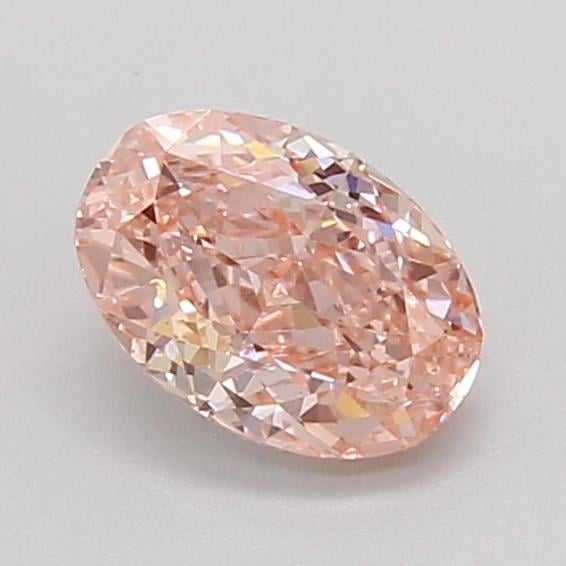 1.04 Ct. Fancy Vivid Pink Oval Lab Grown Diamond
