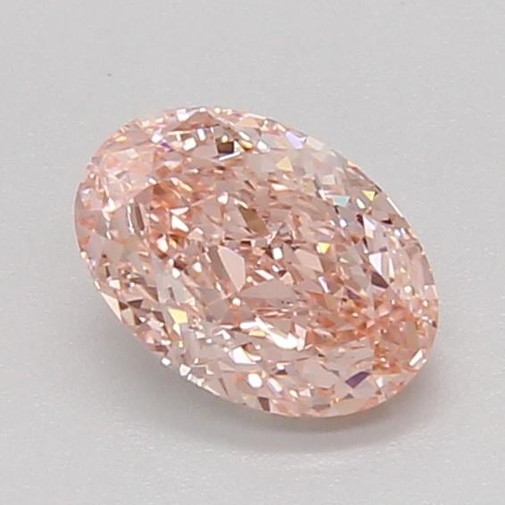 1.05 Ct. Fancy Vivid Pink Oval Lab Grown Diamond