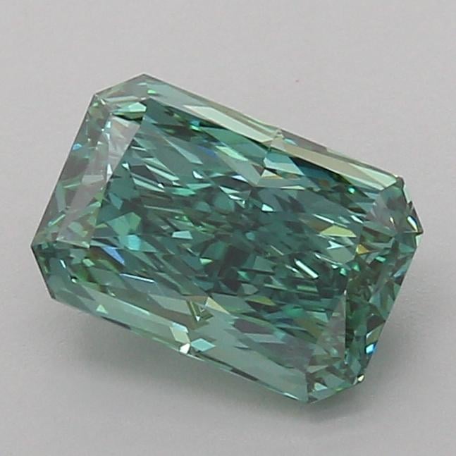 2.01 Ct. Fancy Vivid Green Radiant Lab Grown Diamond