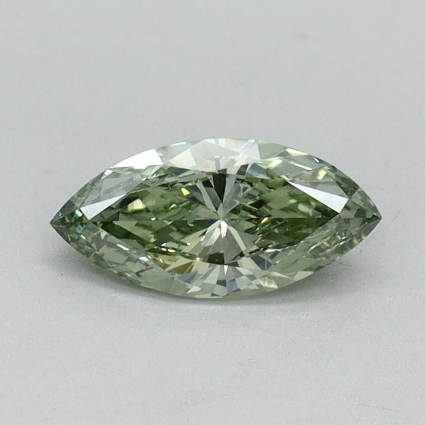 0.38 Ct. Fancy Vivid Green Marquise Lab Grown Diamond