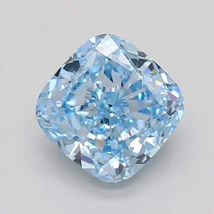 1.02 Ct. Fancy Intense  Blue Cushion Lab Grown Diamond