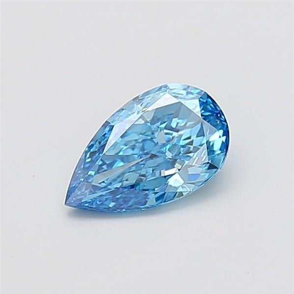 1.00 Ct. Fancy Vivid Blue Pear Lab Grown Diamond