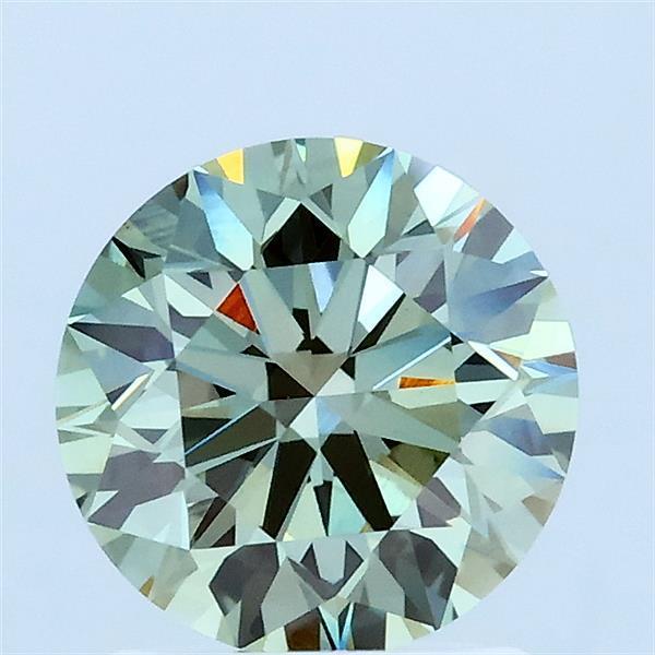 1.58 Ct. Fancy Green Round Lab Grown Diamond