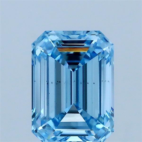 1.03 Ct. Fancy Vivid Blue Emerald Lab Grown Diamond