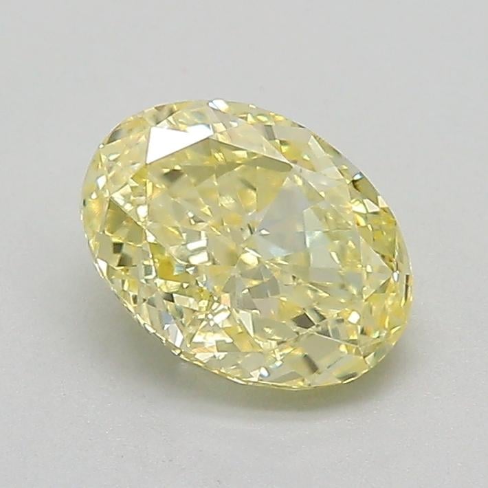 1.07 Ct. Fancy Yellow Oval Lab Grown Diamond
