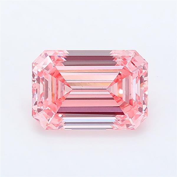 0.99 Ct. Fancy Vivid Pink Emerald Lab Grown Diamond