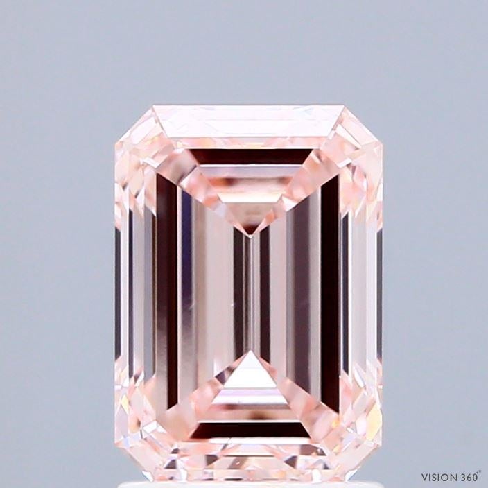 2.00 Ct. Fancy Pink Emerald Lab Grown Diamond